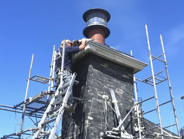 Sturdy chimney crown finished by Fort Carson Chimney Sweep in Fort Carson, CO