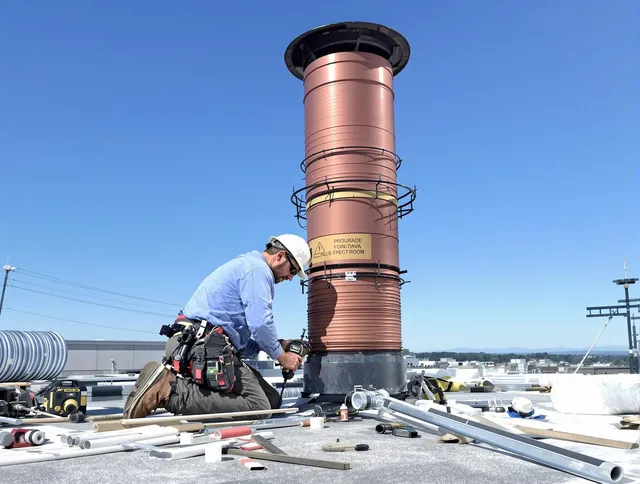Installed chimney liner by Fort Carson Chimney Sweep in Fort Carson, CO