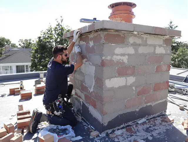 Advanced chimney repair process by Fort Carson Chimney Sweep in Fort Carson, CO