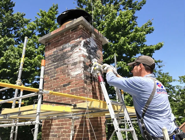 Structural chimney repair by Fort Carson Chimney Sweep in Fort Carson, CO