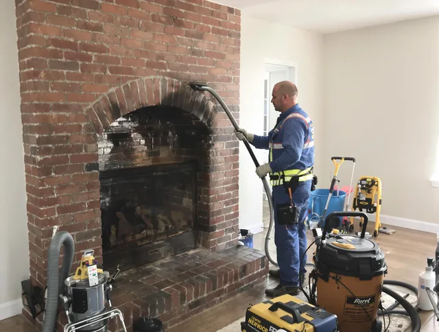 Fort Carson Chimney Sweep expert performing detailed chimney sweep in Fort Carson, CO