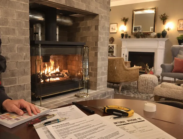 Fort Carson Chimney Sweep verifying fireplace safety measures in Fort Carson, CO